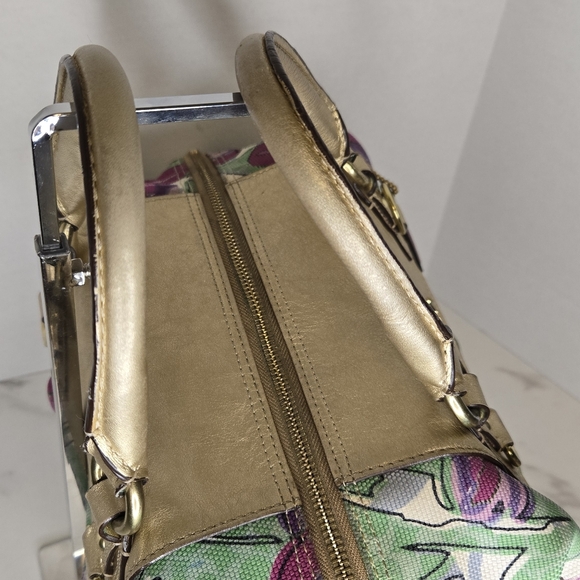 Coach Ashley Floral Satchel Shoulder Bag F16278 Limited Edition Rare - Picture 7 of 13